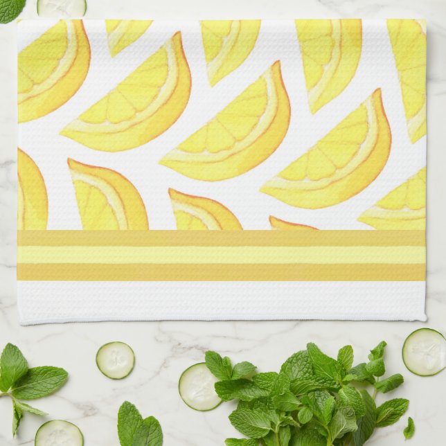 Lemon - Kitchen Towel (Folded)