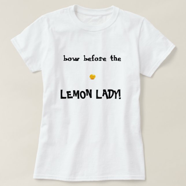 LEMON LADY shirt (Design Front)
