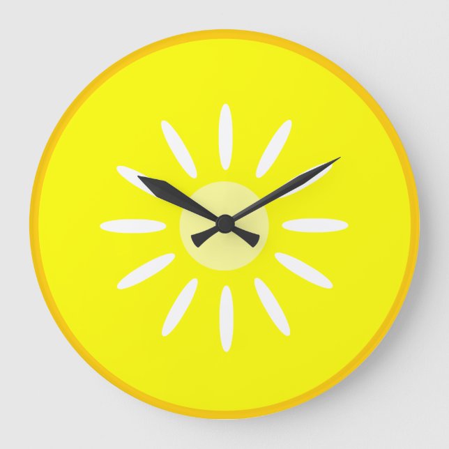 Lemon Large Clock (Front)