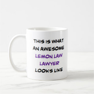 lemon law lawyer, awesome coffee mug
