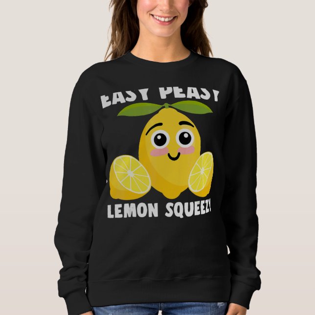 Lemon Lemonade Sour Lime Fruit Yellow 3 Sweatshirt (Front)
