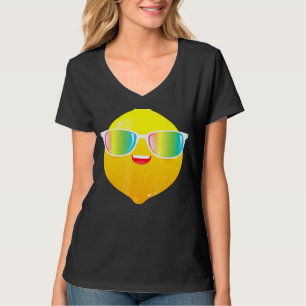Lemon Lemonade Sour Lime Fruit Yellow T-Shirt