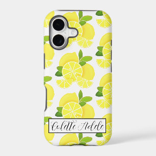 Lemon lemons lemon slices tropical yellow fruit