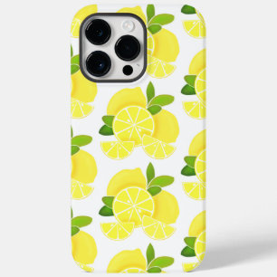 Lemon lemons lemon slices tropical yellow fruit Case-Mate iPhone 14 pro max case