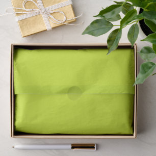 Lemon, Lime Green Solid Colour, Minimalist Tissue Paper