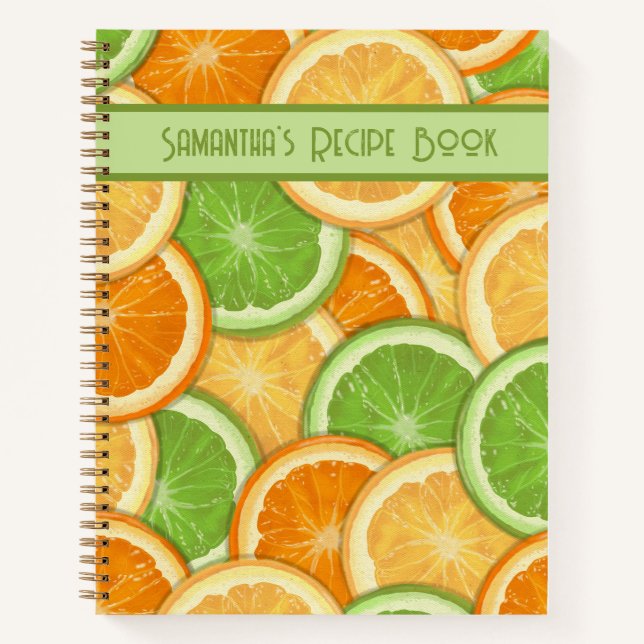 Lemon Lime Orange Citrus Recipe Book (Front)