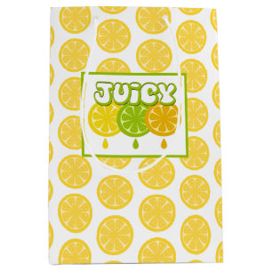 Lemon Lime Orange Fruit Gift Bag