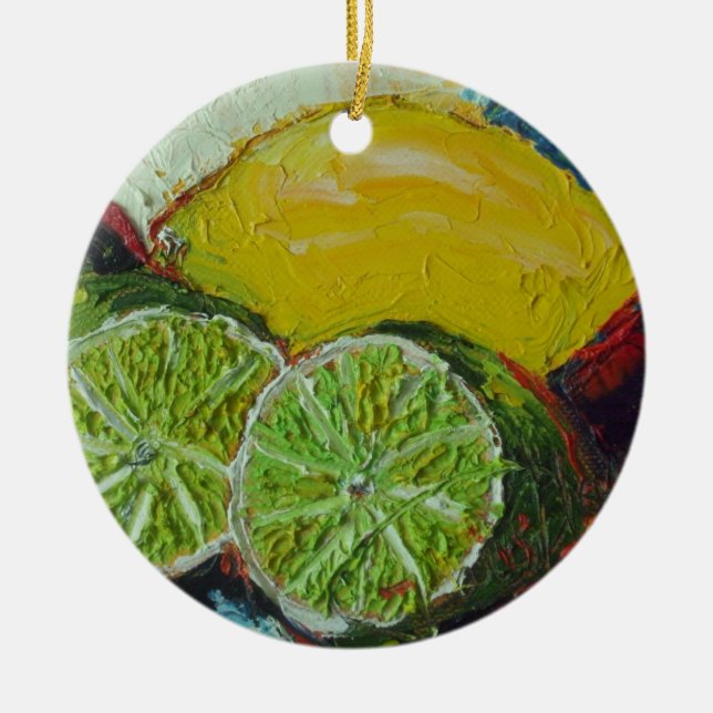 Lemon Lime Ornament (Front)
