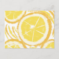 Lemon Lime Slice Abstract Tie Dye