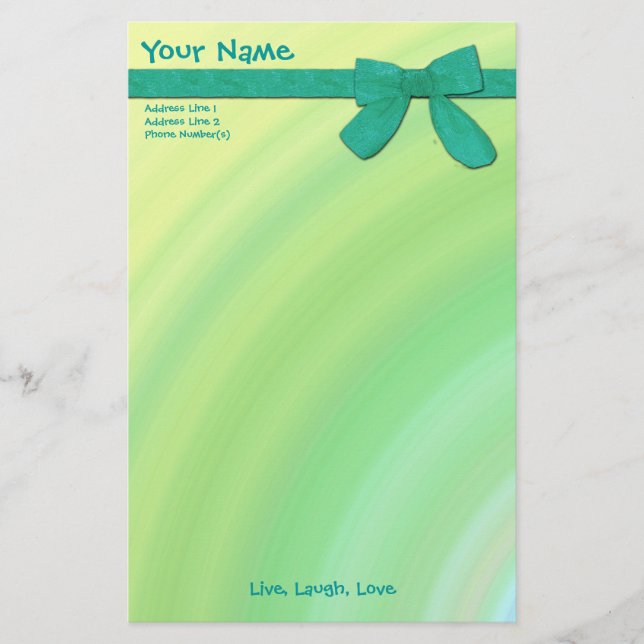 Lemon Lime Stationery, Cute for Kids,Teen or... Stationery (Front)