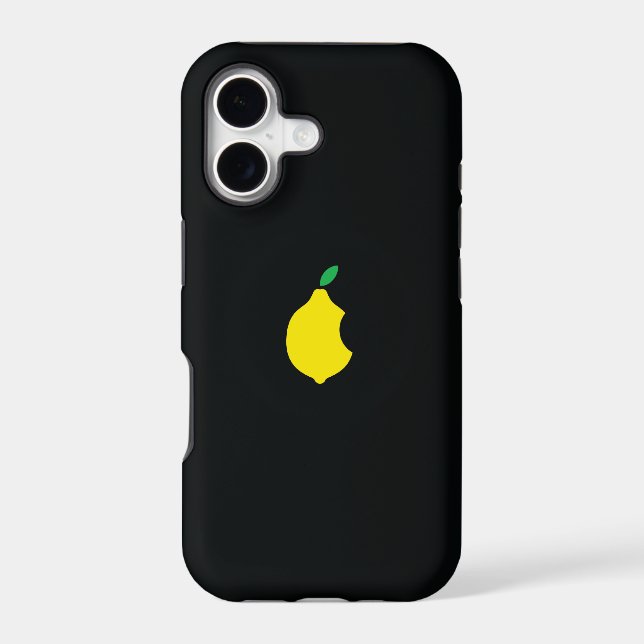 lemon logo iphone case (Back)