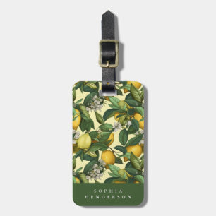 Lemon Luggage Tag