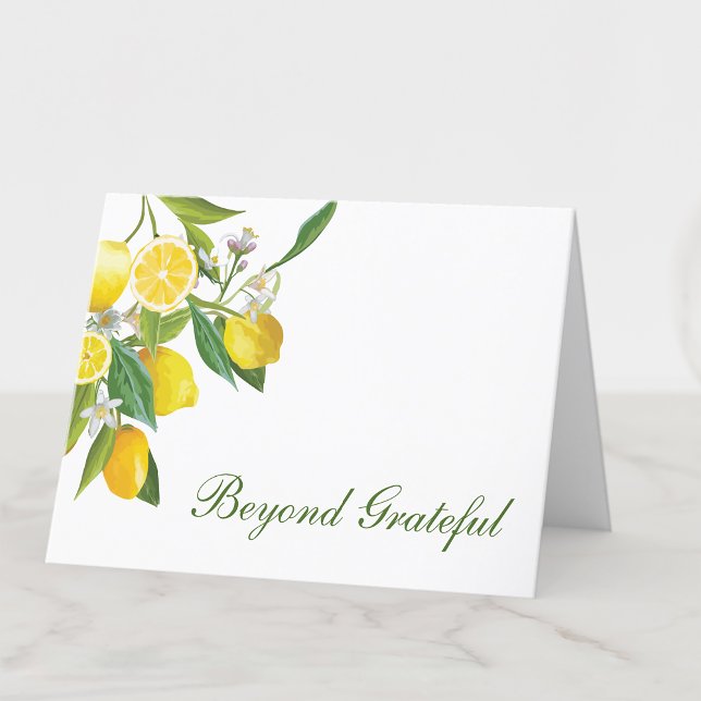 Lemon Main Squeeze Thank You Cards (Creator Uploaded)