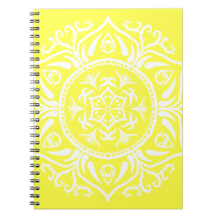 Lemon Mandala Notebook