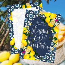 Lemon Mediterranean 60th Birthday