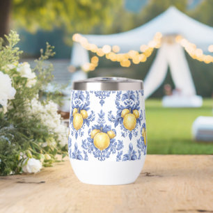 Lemon Mediterranean Citrus Pattern