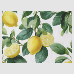 Lemon Mediterranean Decorative Tissue Wrap Paper