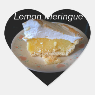 Lemon Meringue Heart Sticker