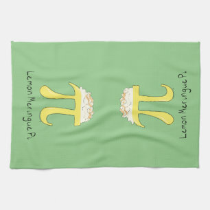 Lemon Meringue Pi Cute Math Kitchen Towel
