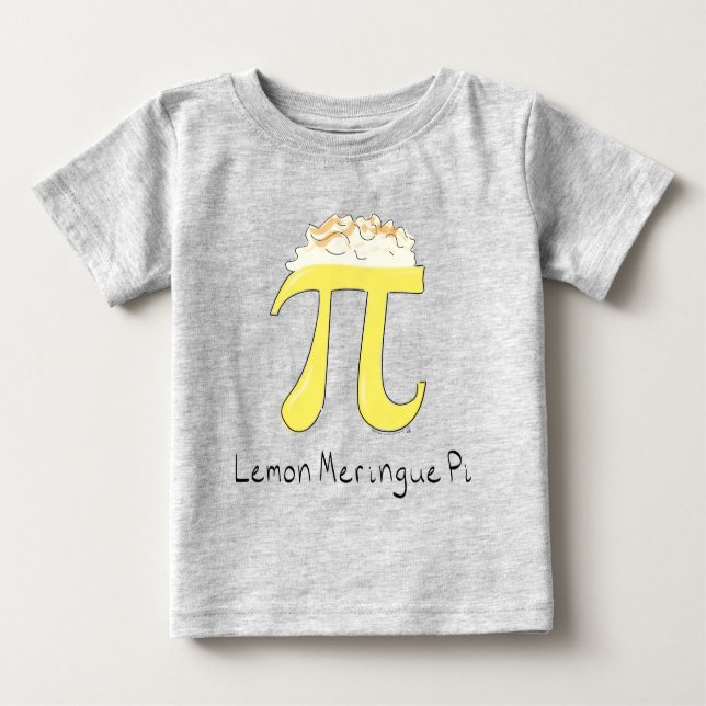 Lemon Meringue Pi Day Cute Math Kid's Baby T-Shirt (Front)