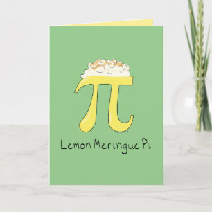 Lemon Meringue Pi Greeting Card