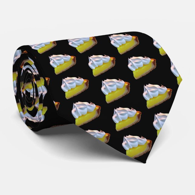 lemon meringue pie tie (Rolled)