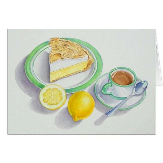 Lemon Meringue Pie with Espresso (Front Horizontal)
