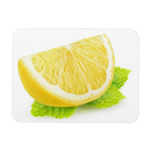 Lemon & mint magnet