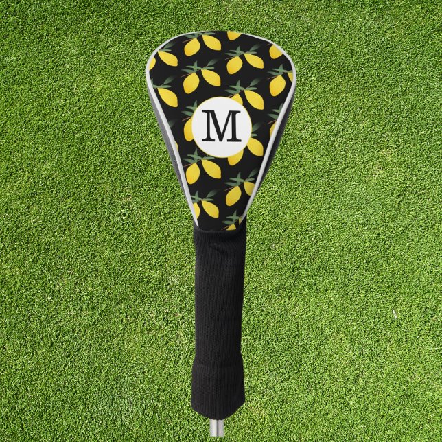 Lemon Monogram Golf Head Cover (Creator Uploaded)