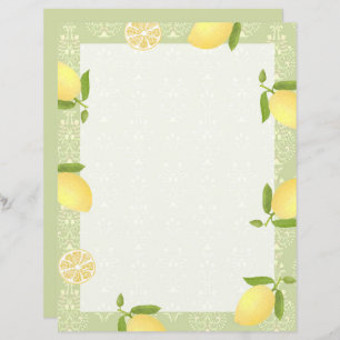 Lemon Motif  Love Green
