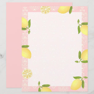 Lemon Motif  Love Peach