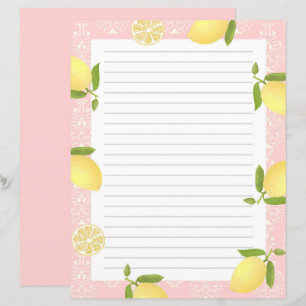 Lemon Motif  Love Peach
