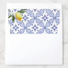 Lemon & Navy watercolor