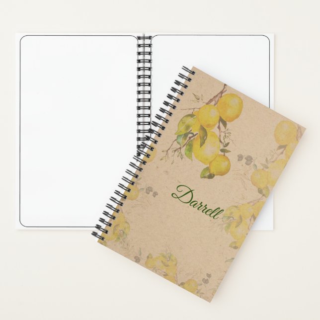 Lemon Notebook (Inside)