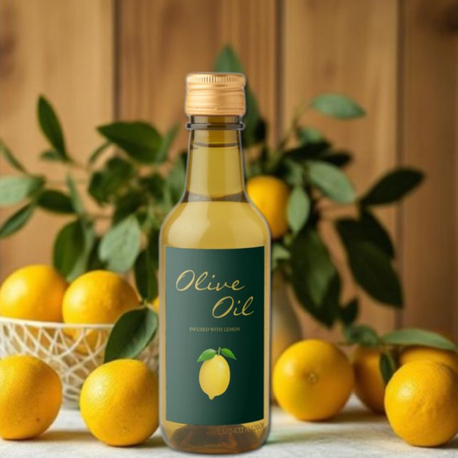 Lemon Olive Oil Favour infusion Label (Creator Uploaded)