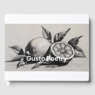 Lemon & Orange Gusto Poetry Guest Book
