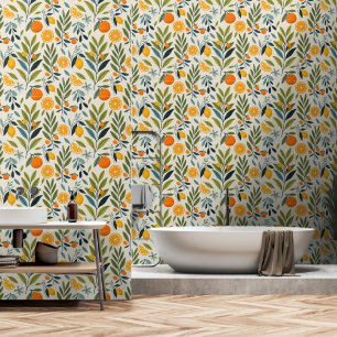 Lemon Orchard Dream Wallpaper