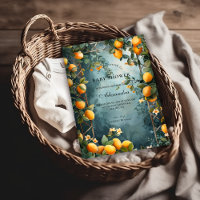 Lemon Orchard Floral Baby Shower