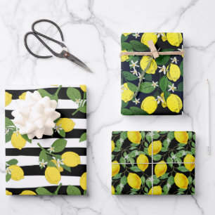 Lemon Pack Wrapping Paper Sheets