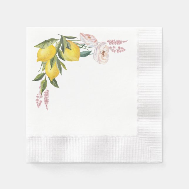 Lemon Paper Napkin (Front)