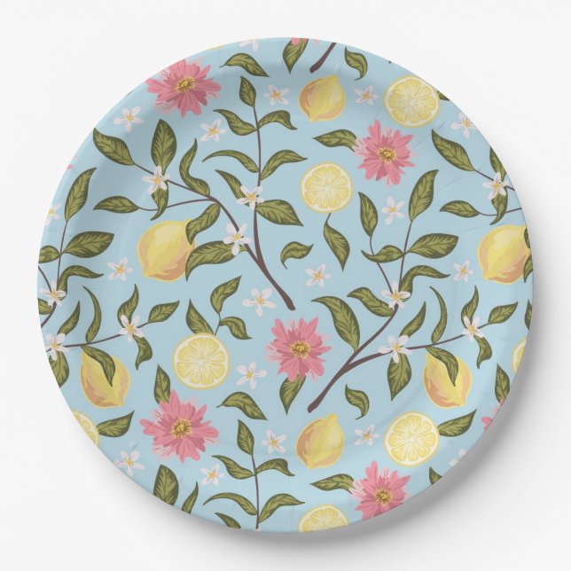 Lemon Paper Plate (Front)