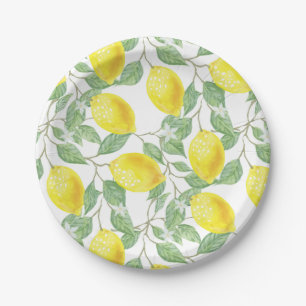 Lemon Paper Plate