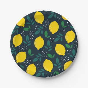 Lemon Paper Plate
