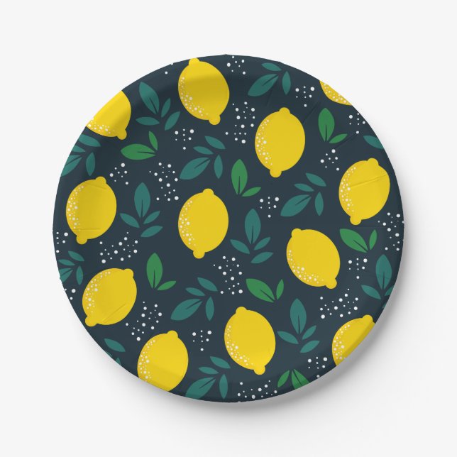 Lemon Paper Plate (Front)
