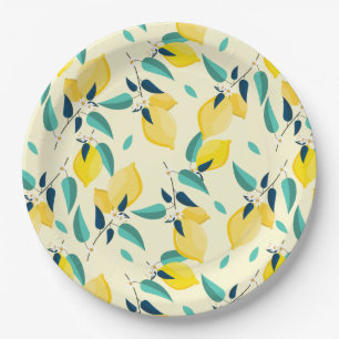 Lemon Paper Plate