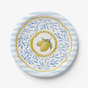 Lemon Party Plate for Kids Birthday