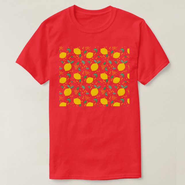 Lemon Pattern 1 T-Shirt (Design Front)