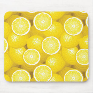 Lemon Pattern 2 Mouse Pad