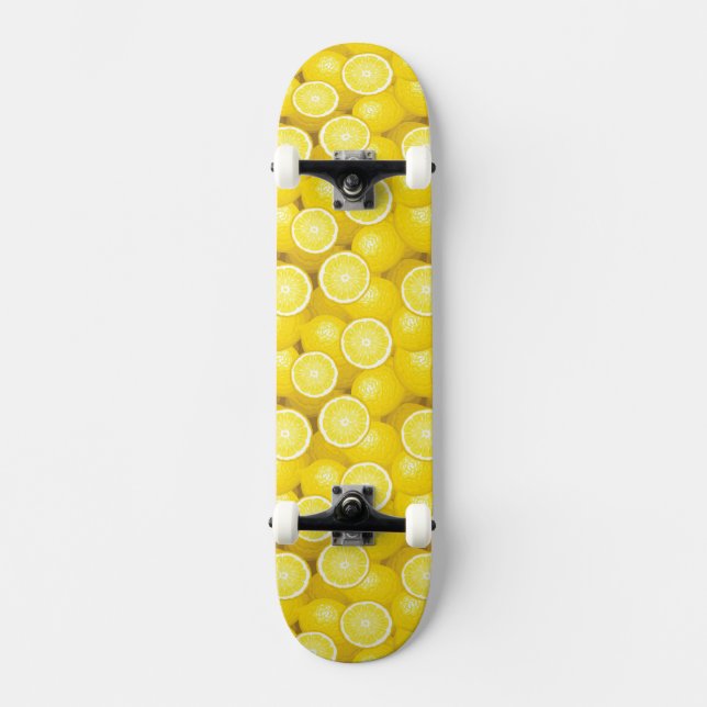 Lemon Pattern 2 Skateboard (Front)