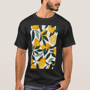 Lemon Pattern Art Minimalist Fruit 1 T-Shirt